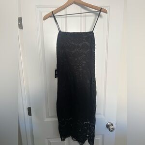 Express Black Lace Dress